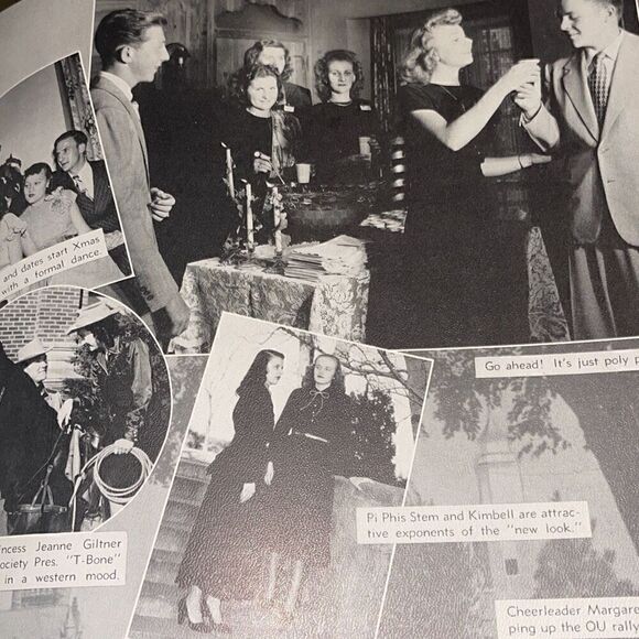 Vintage 1948 College Yearbook OKLAHOMA A&M College Redskins 1948 bonus* - Picture 11 of 15